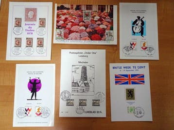 Belgique - Enveloppes du premier jour et autres souvenirs, Postzegels en Munten, Postzegels | Europa | België, Gestempeld