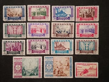 Spanje 1940 - Onze-Lieve-Vrouw van Pilar - Edifil 889/903