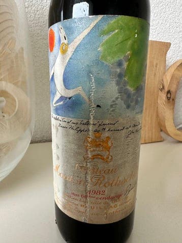 1982 Château Mouton Rothschild - Pauillac 1er Grand Cru, Verzamelen, Nieuw