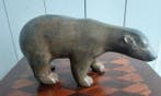 P.Chanet Foundry - Beeldje - Grote ijsbeer - 30 cm - Brons, Antiquités & Art