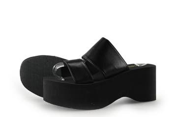 Colors of California Slippers in maat 39 Zwart, Kleding | Dames, Schoenen, Slippers, Verzenden, Zwart, Zo goed als nieuw