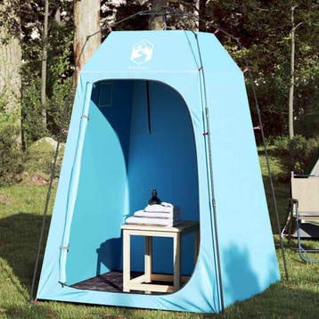 vidaXL Privacytent snelsluiting waterdicht blauw, Verzenden