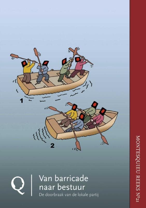 Van barricade naar bestuur / Montesquieureeks / 21, Boeken, Wetenschap, Zo goed als nieuw, Verzenden