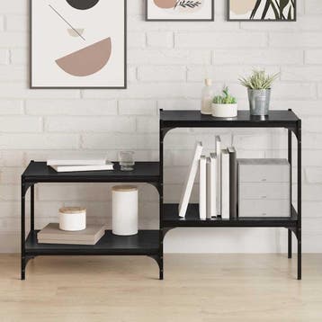vidaXL Boekenplank Bord 3-laags 4 st 60 x 40 x 1,5 cm, Verzenden