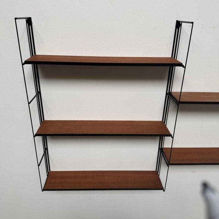 Plank - Metaal, Hout, echt fineer - Modulaire wandrekken, Antiquités & Art, Art | Objets design