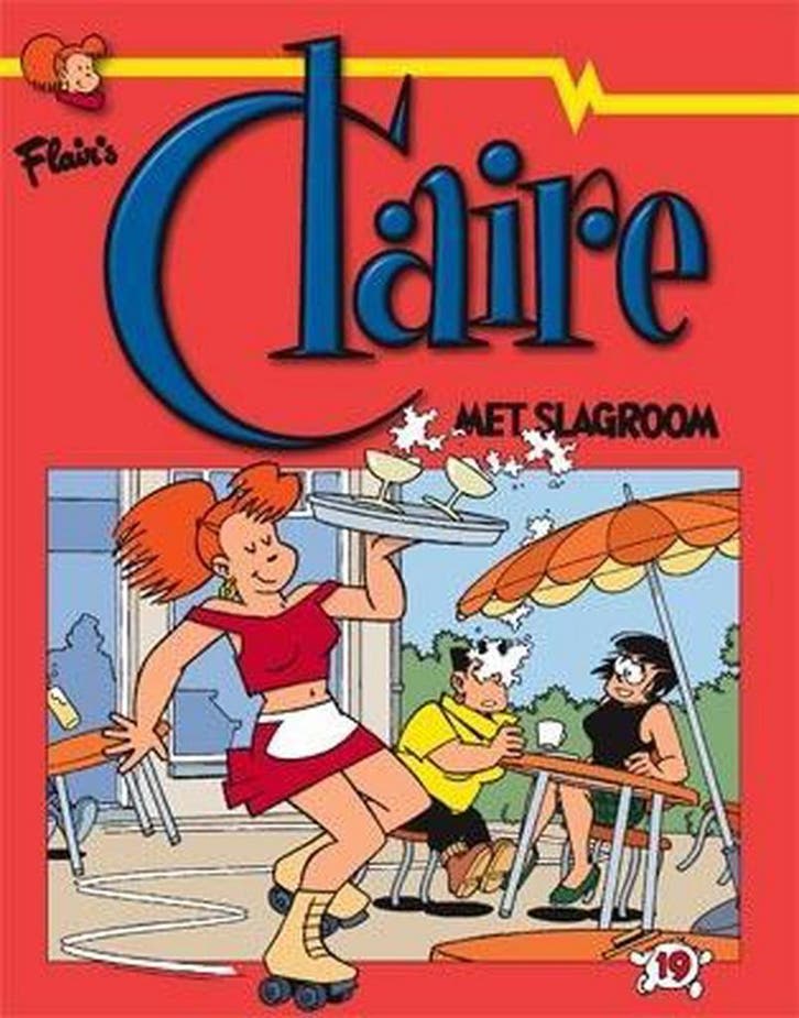 Met slagroom / Claire / 19 9789072240415 R. van der Kroft, Boeken, Stripverhalen, Gelezen, Verzenden