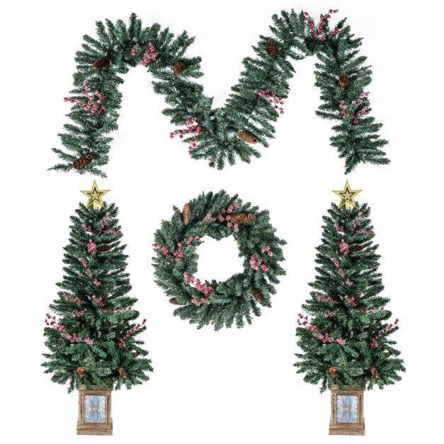 2dekans | Coast Kerstdecoratie Set - Boom - Slinger - Krans, Divers, Noël, Enlèvement ou Envoi