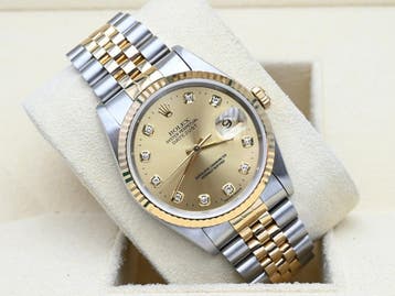 Rolex Datejust Ref. 16233 Year 1995 (Box & Papers), Handtassen en Accessoires, Horloges | Heren, Rolex, Polshorloge, Ophalen of Verzenden