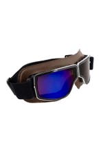 Goggles Motorbril Skibril Bril Donkerbruin Montuur Blauwe Sp, Ophalen of Verzenden