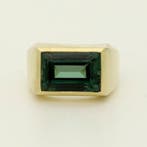 Ring - 14 karaat Geel goud - 4.08ct. tw. Spinel, Handtassen en Accessoires, Nieuw