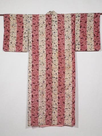 Meisen  antieke kimono, Japanse ikat (kasuri) - Zijde -