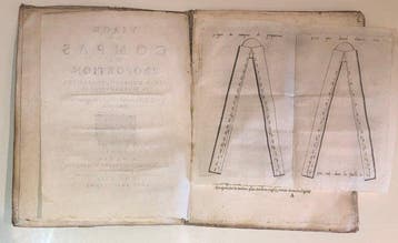 HENRION, Denis - Usage du compas de Proportion. Nouvelle, Antiek en Kunst