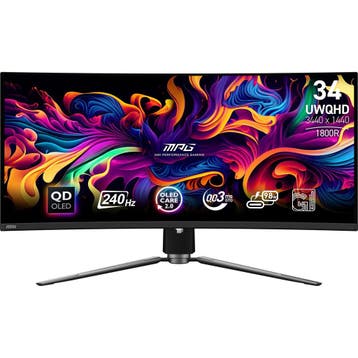 MSI MPG341CQPX QD-OLED - Monitor — zo goed als nieuw, Verzenden