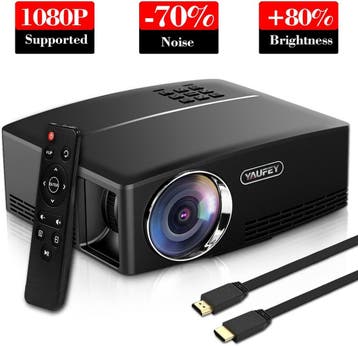 Mini Projector 1080p | Retour deal | Jouw bioskoop (beamer), Verzenden