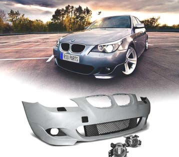 PARE CHOCS FRONTAL BMW E60 E61 03-10 LOOK M SRA + ANTIBROUIL, Verzenden