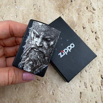 Zippo - Viking Warrior Portrait Design - Zonder minimumprijs, Nieuw
