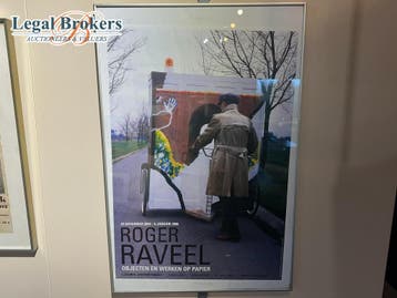 ROGER RAVEEL - Affiche, Ophalen of Verzenden, Zo goed als nieuw, Overige typen