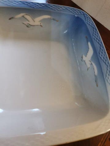Royal Copenhagen - Plateau de service - Porcelaine - Plateau