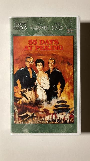 55 DAYS AT PEKING (VHS), Cd's en Dvd's, VHS | Film, Gebruikt