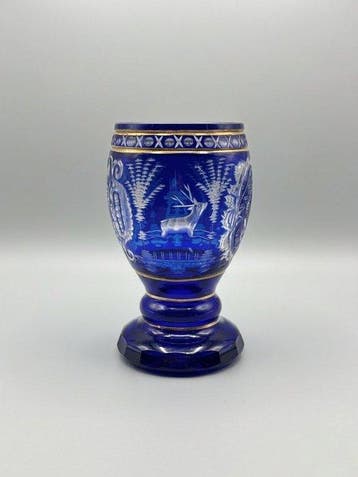 Bokaal - Kristal - Coppa Biedermeier Bohemia