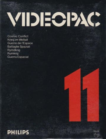 Philips Videopac 11 - Cosmic Conflict [Cardboard Case], Computers en Software, Verzenden