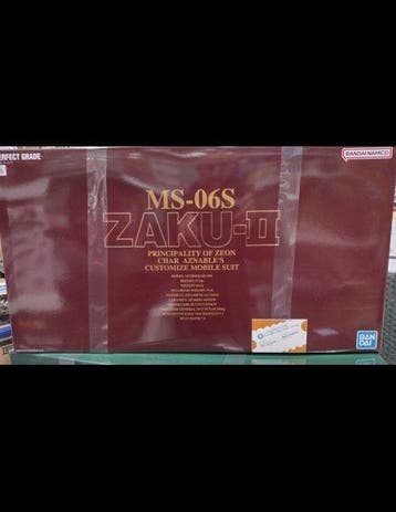 Bandai - Speelgoed modelkit - GUNDAM 1/60 Zaku II Red MS-06S
