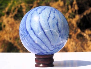 dumortieriet Bol - Hoogte: 150 mm - Breedte: 150 mm- 4444 g