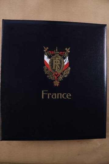 Frankrijk 1984/1993 - 1 leeg DAVO luxe voordruk album +, Gestempeld