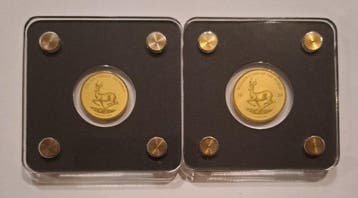 Tsjaad. 3000 Francs CFA 2019/2020, Springbok, 2 x 1/500 oz