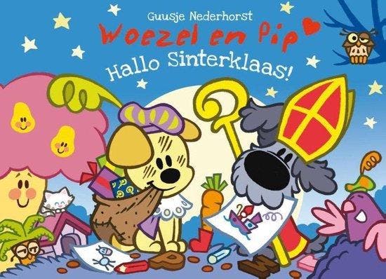 Woezel & Pip Hallo Sinterklaas! - Eerste druk - voorleesboek, Boeken, Overige Boeken, Gelezen, Verzenden