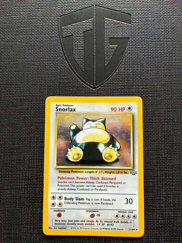 Pokémon - 1 Card - Snorlax 11/64 Foil, Holo - WOTC - Jungle