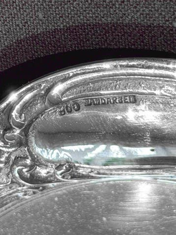Suiker en roomstel (3) - .800 zilver - verguld