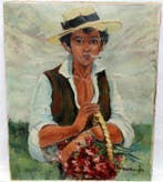 Antoni Mut Torroja (1921-1990) - El joven recolector, Antiquités & Art