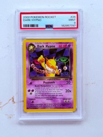 Pokémon - 1 Graded card - Dark Hypno #26 - PSA 9 - Various, Hobby en Vrije tijd, Nieuw