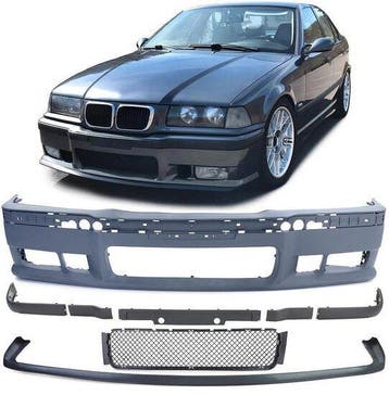 M-Pakket Voor Bumper (M3, Sport Look) BMW 3 Serie E36 B1821, Nieuw, Voor, BMW, Bumper