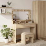 vidaXL Kaptafel met plank Sonoma Eik 100 x 41 x 135 cm, Verzenden, Nieuw