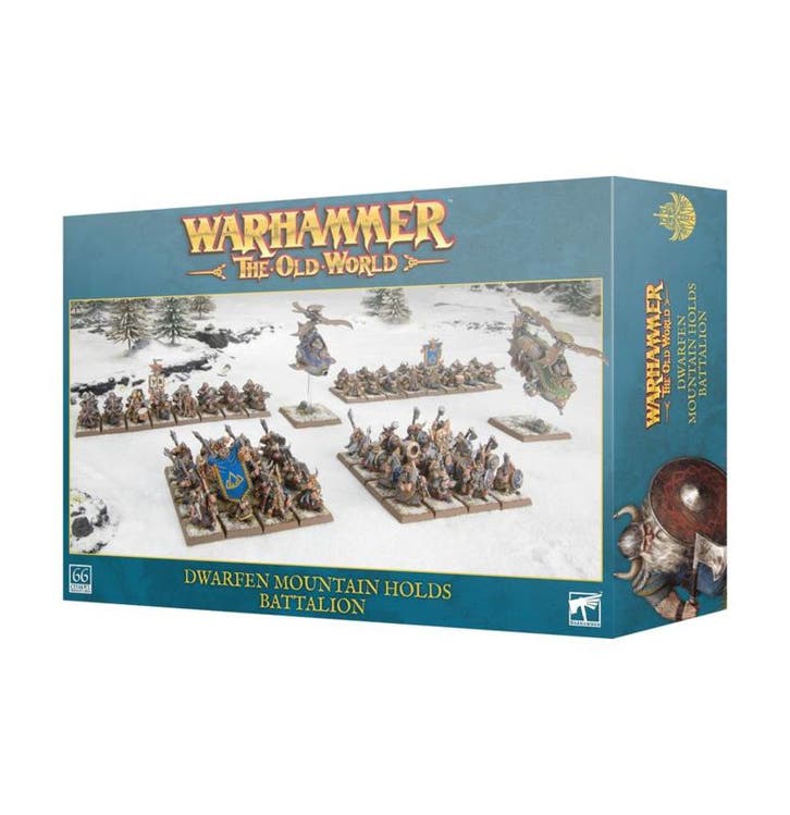 Dwarfen Mountain Holds Battalion (warhammer nieuw), Hobby en Vrije tijd, Wargaming, Ophalen of Verzenden