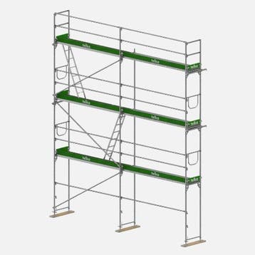 Gevelsteiger – 50m² – nieuw – €1700, Ophalen of Verzenden, Neuf, Échafaudage de façade, 5 mètres de hauteur ou plus