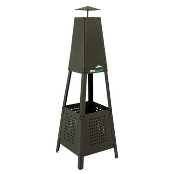 MaxxGarden Vuurkorf Pyramide metaal - 30x30x100 cm (Tuin), Tuin en Terras, Tuinhaarden, Ophalen of Verzenden, Nieuw