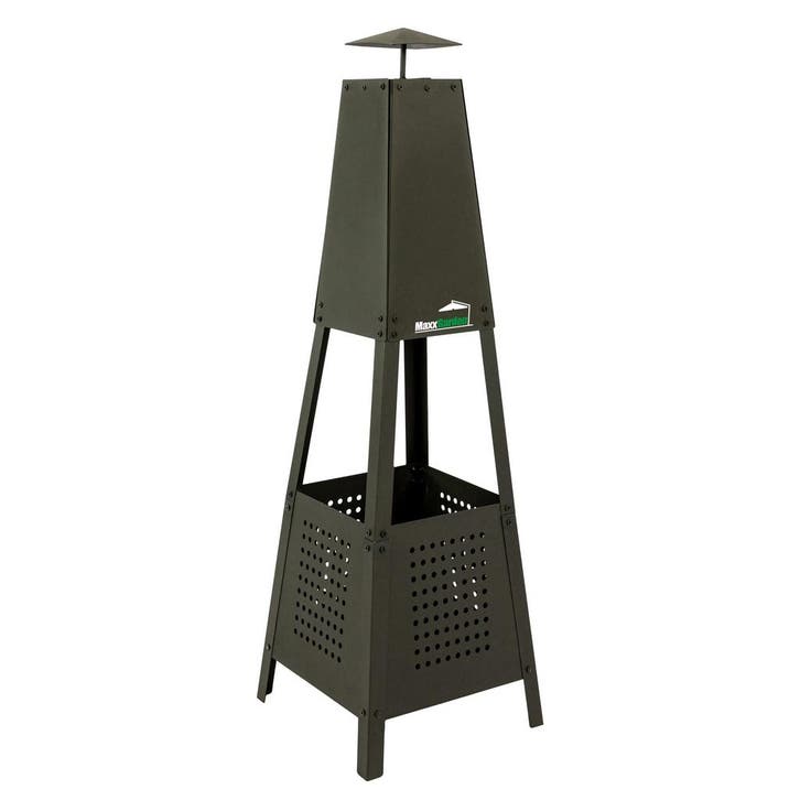 MaxxGarden Vuurkorf Pyramide metaal - 30x30x100 cm (Tuin), Tuin en Terras, Tuinhaarden, Nieuw, Ophalen of Verzenden