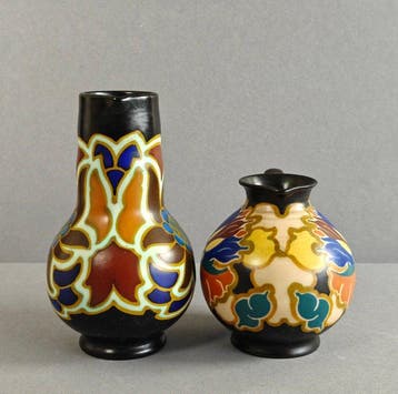 Zenith Gouda, Regina Gouda - Cruche - Decor Duna en Brunet -