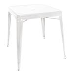 Tafel | Staal | Wit | In-/Outdoor | Parasolgat |, Verzenden, Nieuw in verpakking