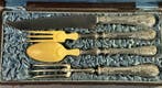 Style Louis XVI - Couverts de service à salade (4) - Argent