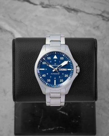 Hamilton - Hamilton Khaki Aviation Pilot Day Date Auto -, Handtassen en Accessoires, Nieuw