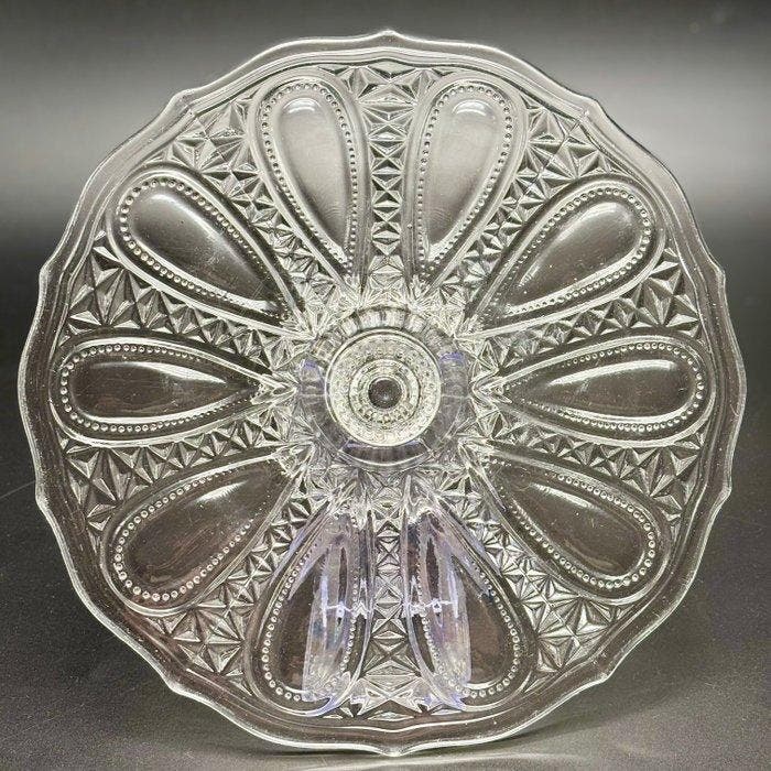 Val Saint Lambert - Dienblad - Mistral - Mangaan - Art, Antiquités & Art, Antiquités | Verre & Cristal