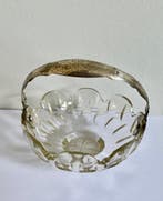 Vase - Cristal, Argent - Vase à poignée en argent, Antiquités & Art