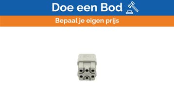 Bieden: Harting Han Q Series Female Heavy Duty Power Connec, Ophalen of Verzenden, Nieuw