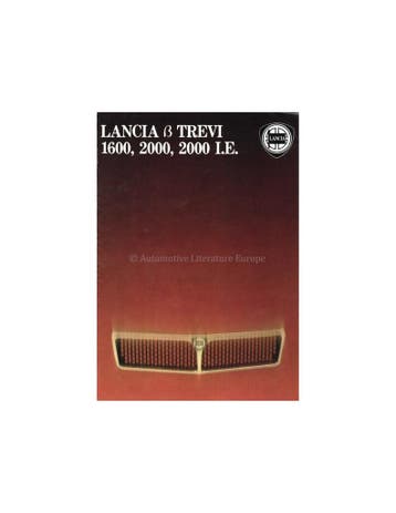 1981 LANCIA BETA TREVI BROCHURE ENGELS, Ophalen of Verzenden, Nieuw