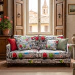 BA192 - Stof Vespe Italiane – Patchwork fotografisch op