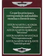 1982 ASTON MARTIN V8 SALOON | VANTAGE | VOLANTE BROCHURE
